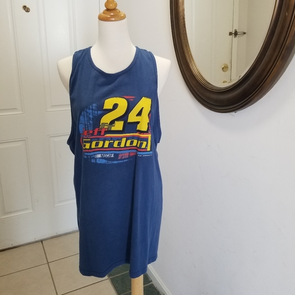 VTG JEFF GORDON 2001 SLEEVELESS SHIRT SZ.L - Picture 1 of 9